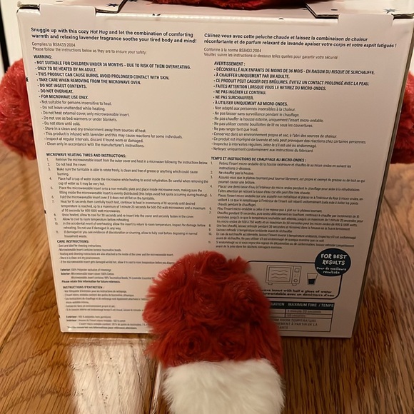 Microwavable heated stuffed animal - Picture 2 of 3